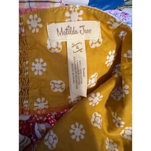 Matilda Jane Boho Patchwork Austin Rivers Knot Dress Size 4 2 sets available twi - Picture 11 of 11